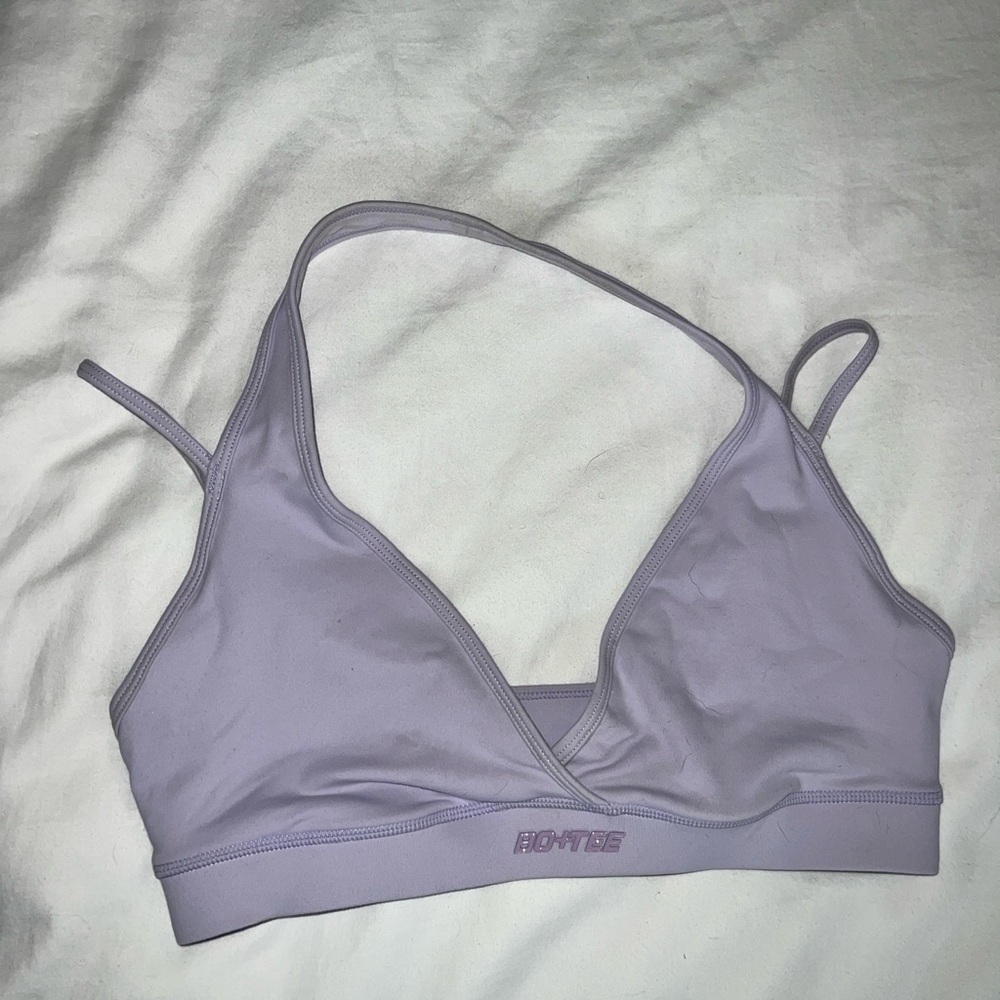Bo+Tee Lavender Sports Bra
